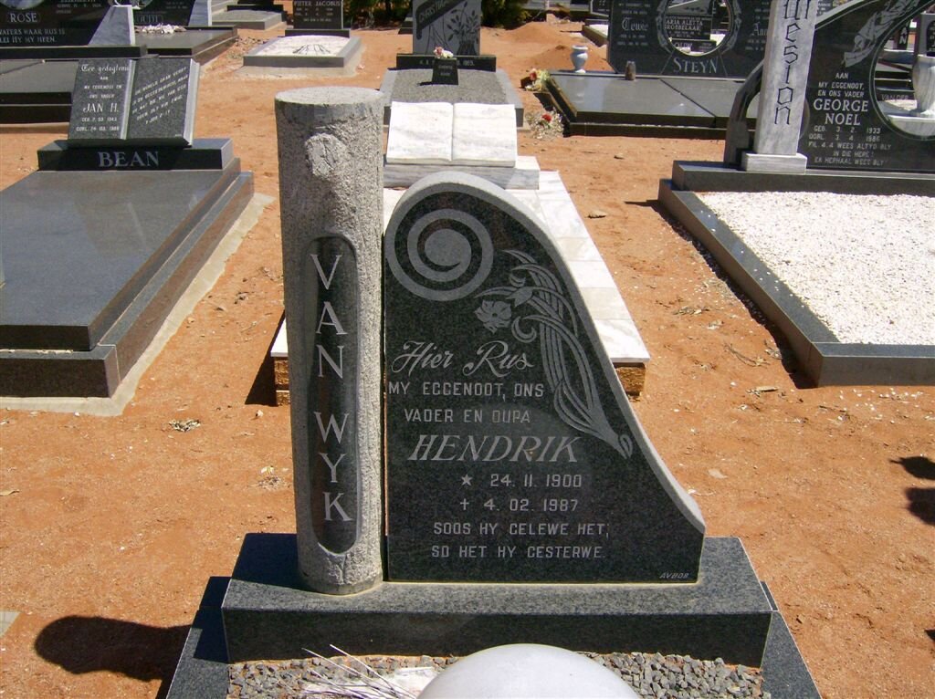 WYK Hendrik, van 1900-1987