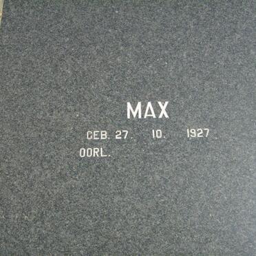 WITT Hansie, de 1919-1996 &amp; Max 1927-