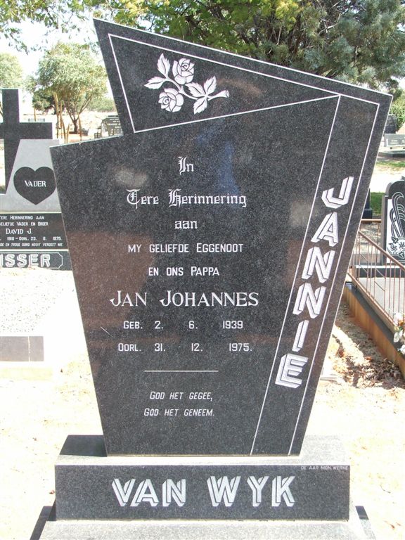 WYK Jan Johannes, van 1939-1975