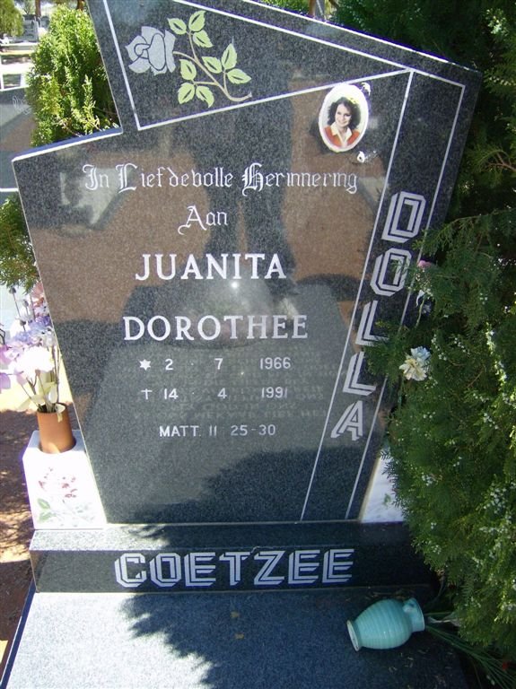 COETZEE Juanita Dorothee 1966-1991