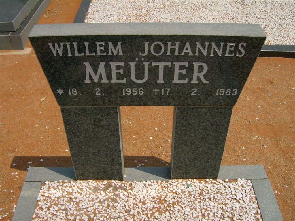 MEÜTER Willem Johannes 1956-1983