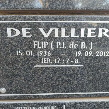 VILLIERS P.J.de B., de 1936-2012