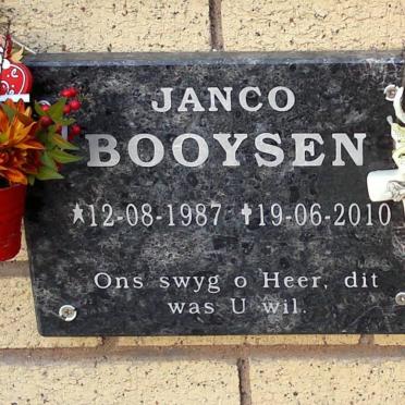 BOOYSEN Janco 1987-2010