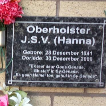 OBERHOLSTER J.S.V. 1941-2009