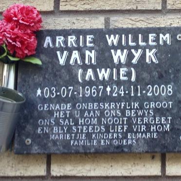 WYK Arrie Willem, van 1967-2008