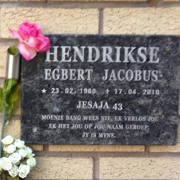 HENDRIKSE Egbert Jacobus 1960-2010