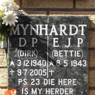 MYNHARDT D.P. 1940-2005 &amp; E.J.P. 1943-