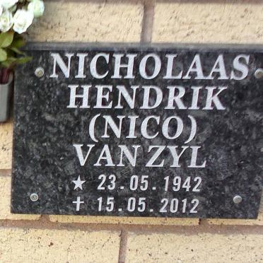 ZYL Nicholaas Hendrik, van 1942-2012