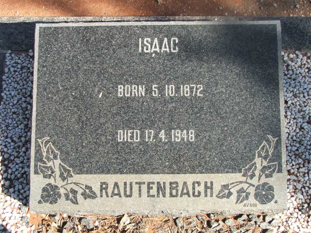 RAUTENBACH Isaac 1872-1948