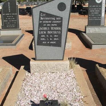 BONTHUYS Jacobus Hendrik Louw 1914-1963 &amp; Maria Magdalena 1913-2005