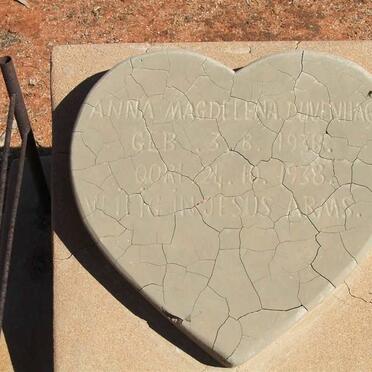 DUVENHAGE Anna Madelena 1938-1938