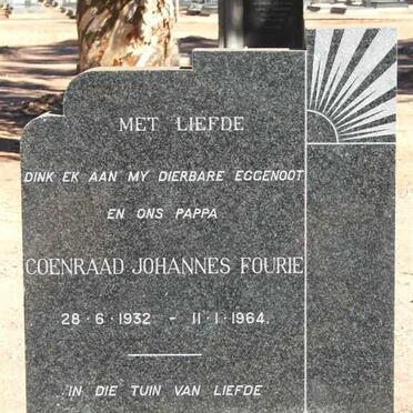 FOURIE Coenraad Johannes 1932-1964