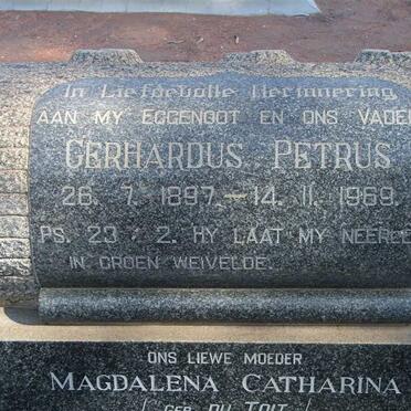 HEYNS Gerhardus Petrus 1897-1969