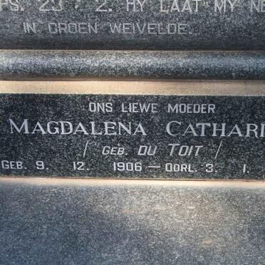 HEYNS Gerhardus Petrus 1897-1969 &amp; Magdalena Catharina DU TOIT 1906-1980