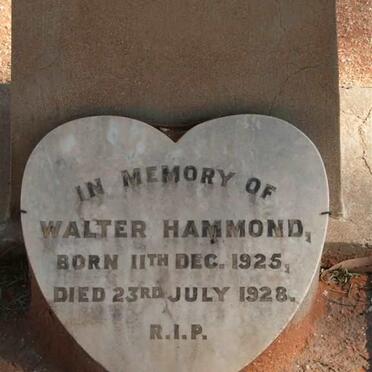 HAMMOND Walter 1925-1928