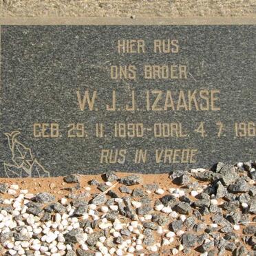 IZAAKSE W.J.J. 1890-1960