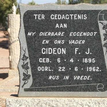 JACOBS Gideon F.J. 1895-1962