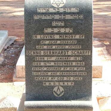 SCHARFF Benno Bernhardt 1873-1946