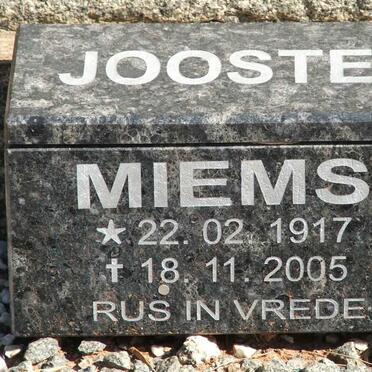 JOOSTE Miems 1917-2005