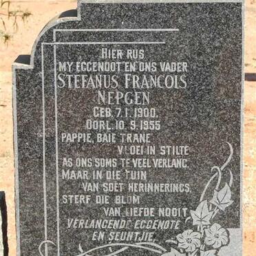 NEPGEN Stefanus Francois 1900-1955