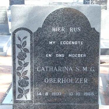 OBERHOLZER Catharina S.M.G. 1907-1968