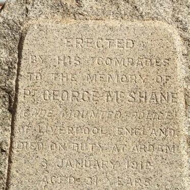 McSHANE George -1912