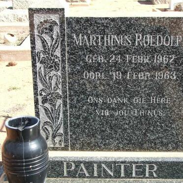 PAINTER Marthinus Roedolph 1962-1963