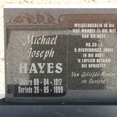 HAYES Michael Joseph 1917-1999