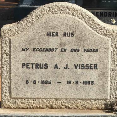 VISSER Petrus A.J. 1895-1965