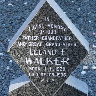 WALKER Leland E. 1920-1996