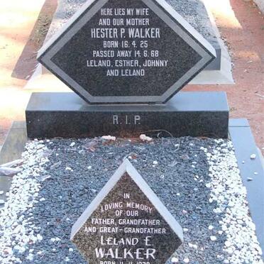 WALKER Leland E. 1920-1996 &amp; Hester P. 1925-1968
