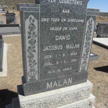 MALAN Dawid Jacobus 1882-1961