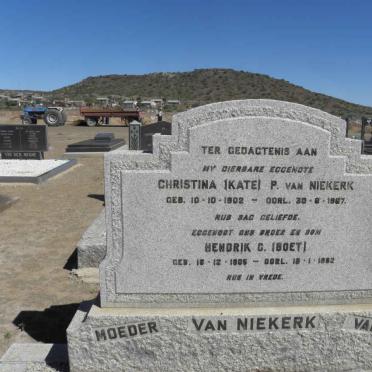NIEKERK Hendrik C., van 1905-1982 &amp; Christina P. 1902-1987