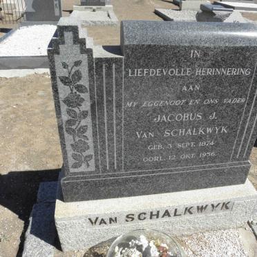 SCHALKWYK Jacobus J., van 1874-1956
