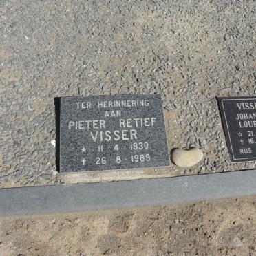 VISSER Pieter Retief 1930-1989 :: VISSER Johannes Lourens 1927-1987