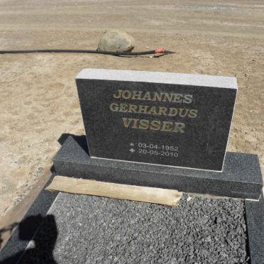 VISSER Johannes Gerhardus 1952-2010