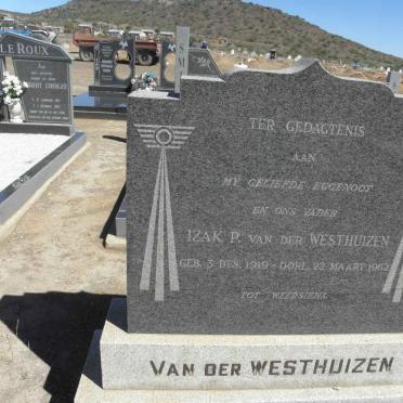 WESTHUIZEN Izak P., van der 1919-1962