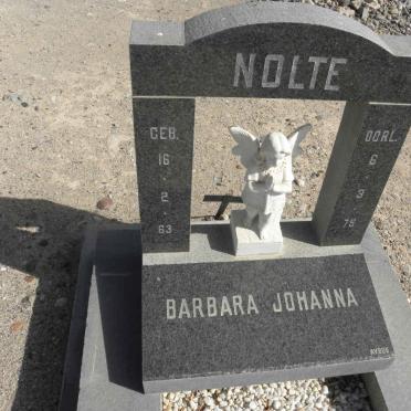 NOLTE Barbara Johanna 1963-1975