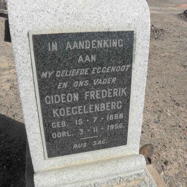 KOEGELENBERG Gideon Frederik 1888-1956