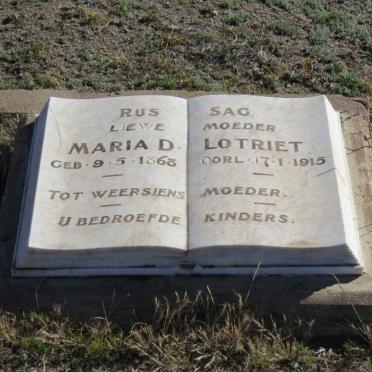 LOTRIET Maria D. 1868-1915
