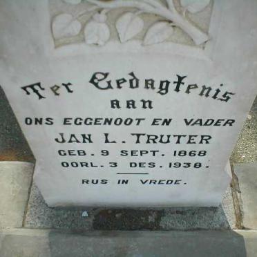 TRUTER Jan L. 1868-1938