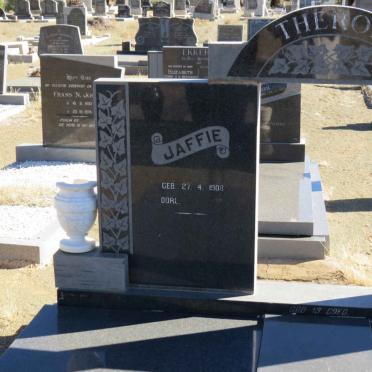 THERON Pieta 1911-1976 &amp; Jaffie 1908-