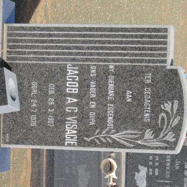 VISAGIE Jacob A.C. 1907-1975