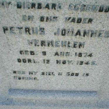 VERMEULEN Petrus Johannes 1874-1945