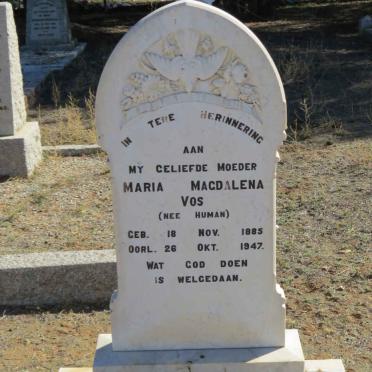 VOS Maria Magdalena nee HUMAN 1885-1947