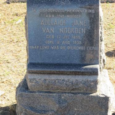 NOORDEN Adelaide Jane, van 1850-1939