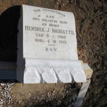 NAURATTIL Hendrik J. 1900-1919