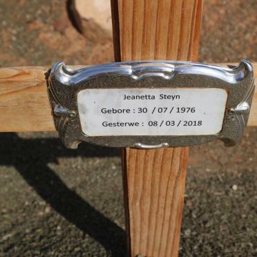 STEYN Jeanetta 1976-2018