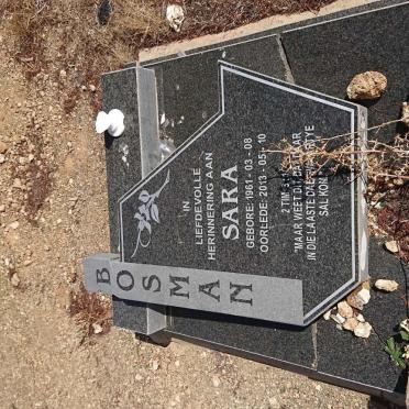 BOSMAN Sara 1961-2013