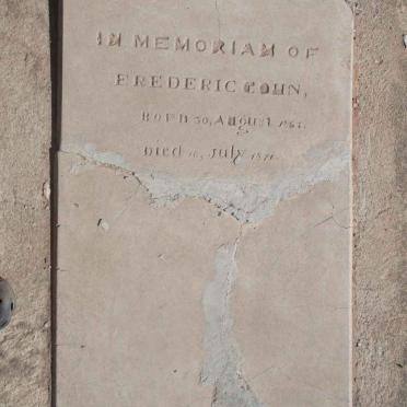 COHN Frederic 1861-1871